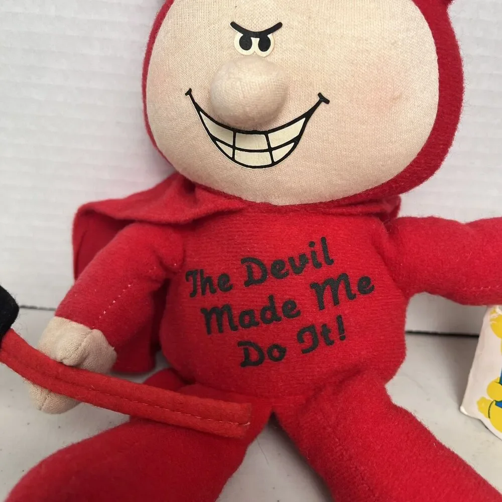 Vintage Red Devil Plush 10
